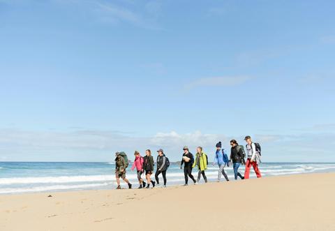 Day 2 beach walking