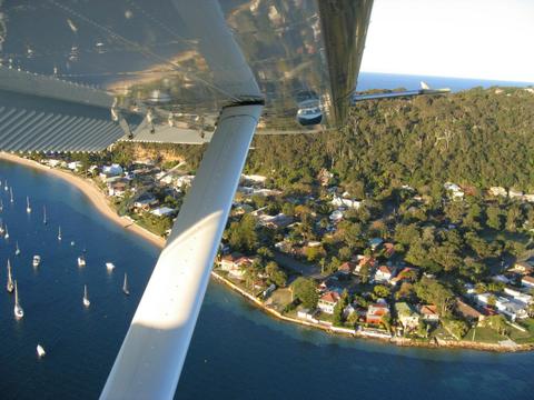Overhead Clareville on the way to Palm Beach