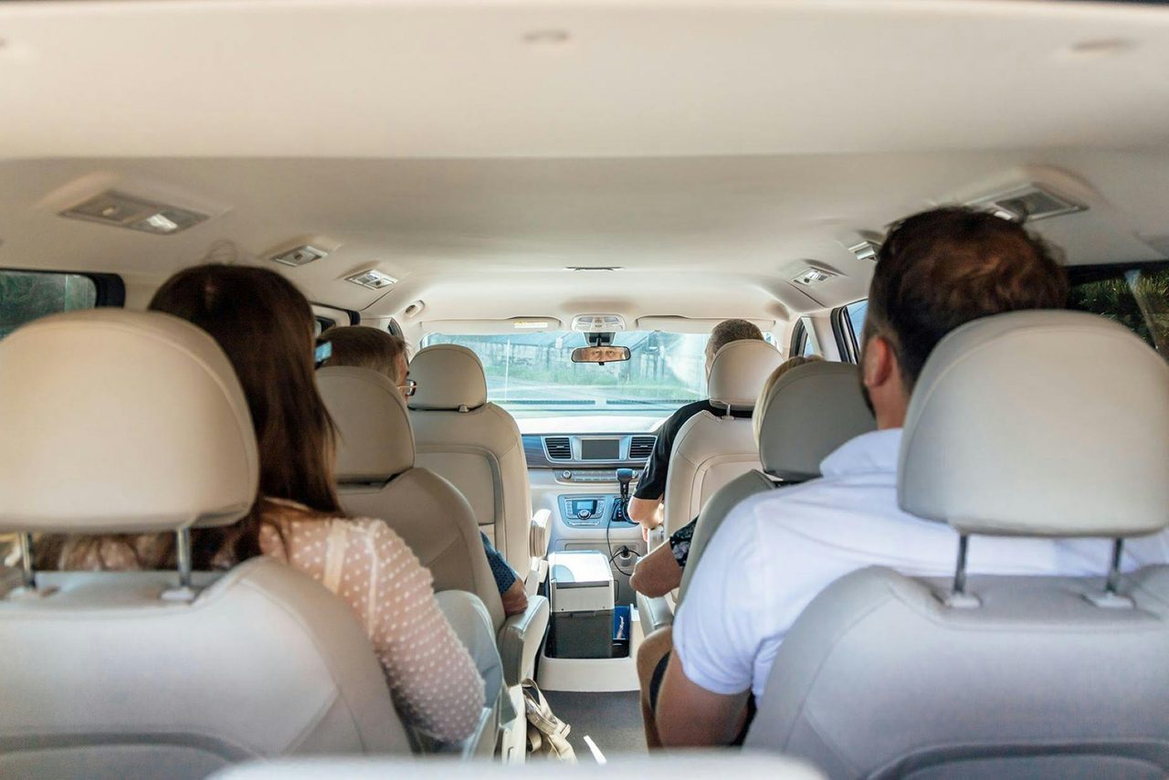 Inside vehicle Sydney Luxury Tour