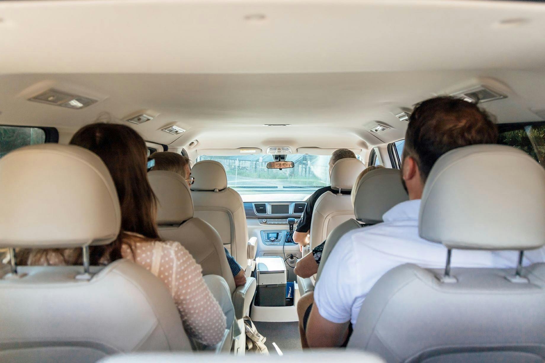 Inside vehicle Sydney Luxury Tour