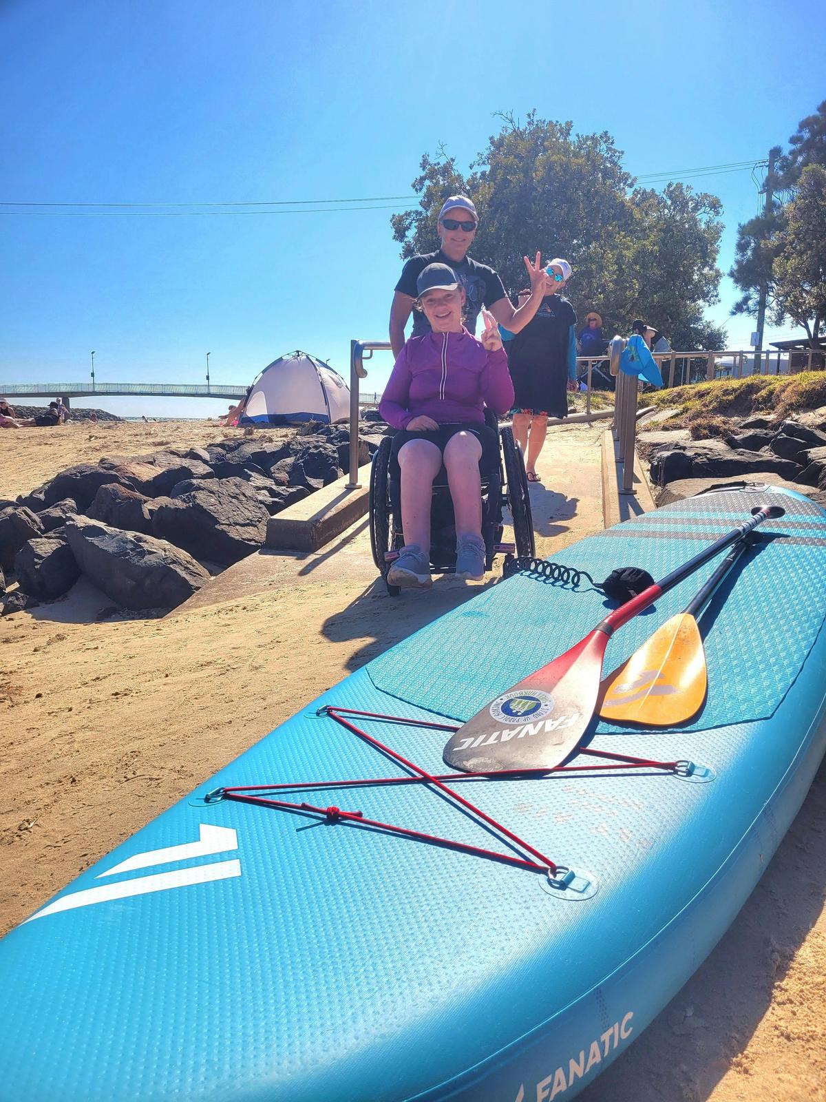 Little Lake Barrack Point has an accessible ramp that leads to the water.