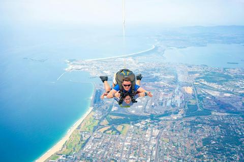Freefalling Over Wollongong