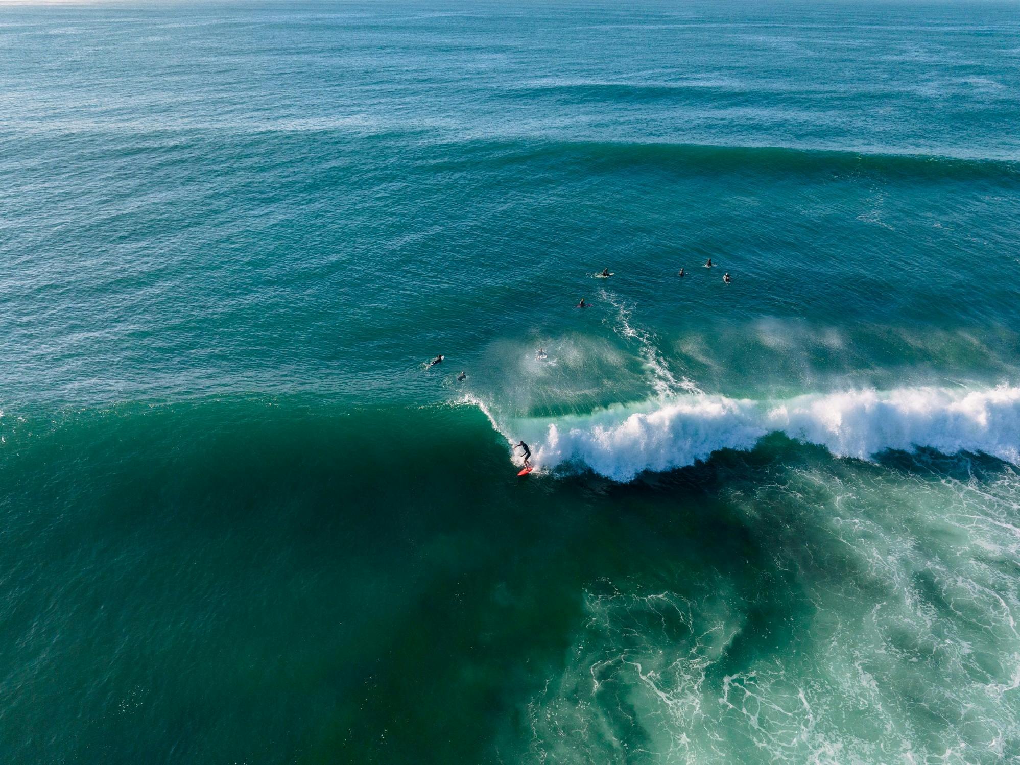 Surfing Catherine Hill Bay