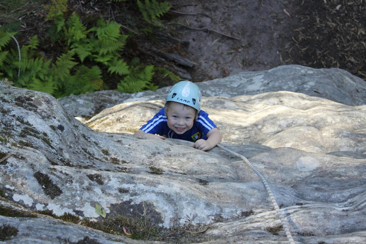 Private family rock-climbing adventure