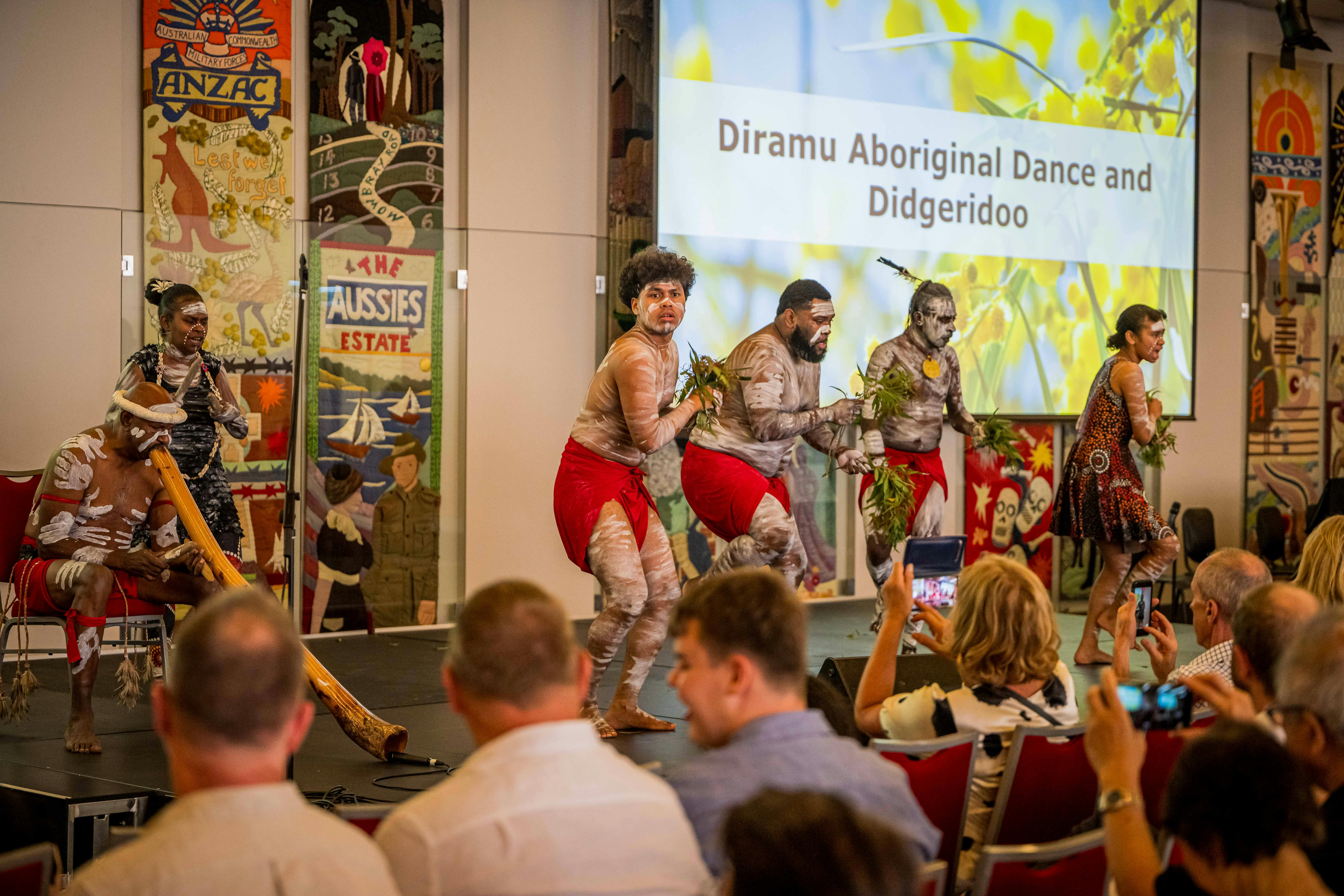 Walangari Karntawarra and Diramu Aboriginal Dance and Didgeridoo performing in Sydney