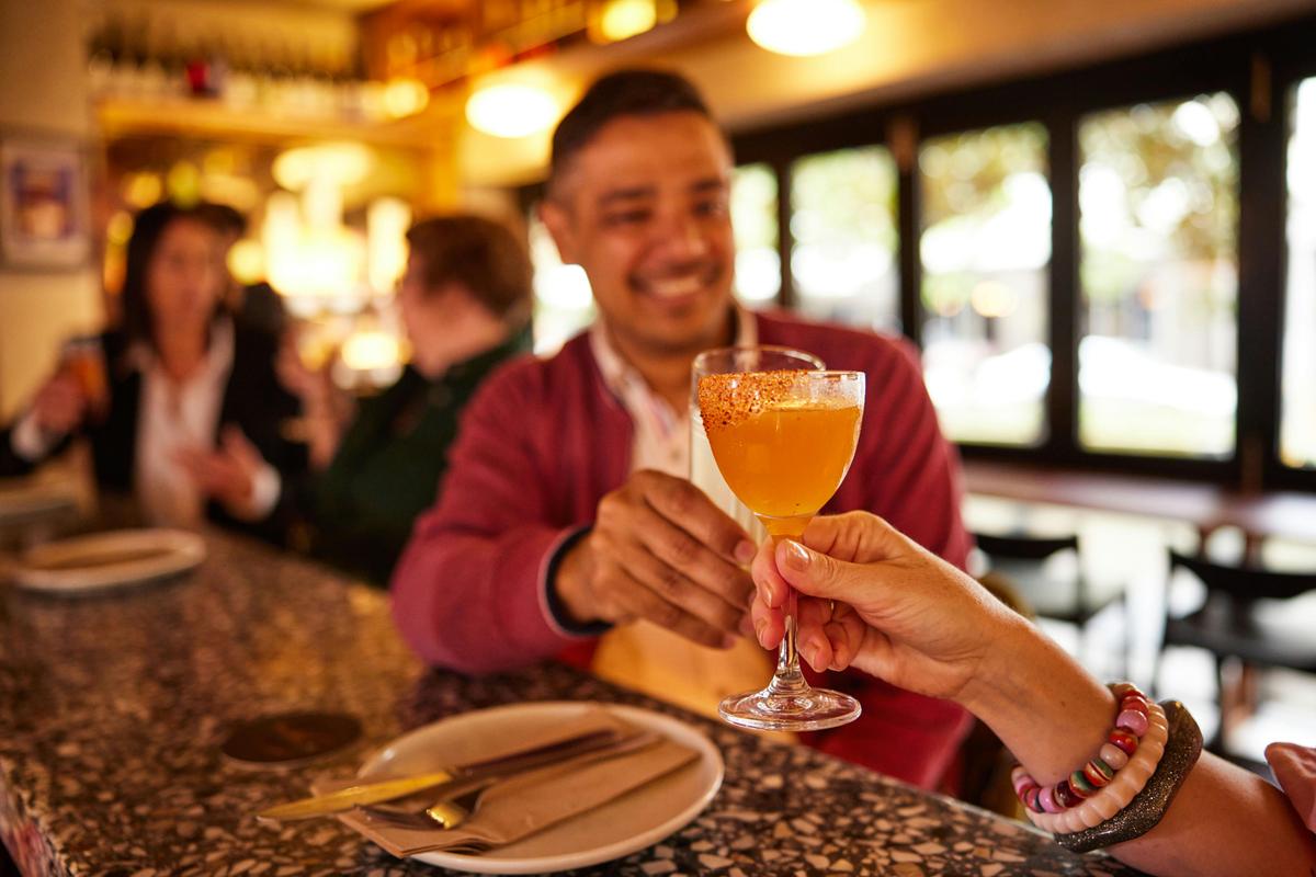 Kick-off with a cocktail at Sopra, Potts Point