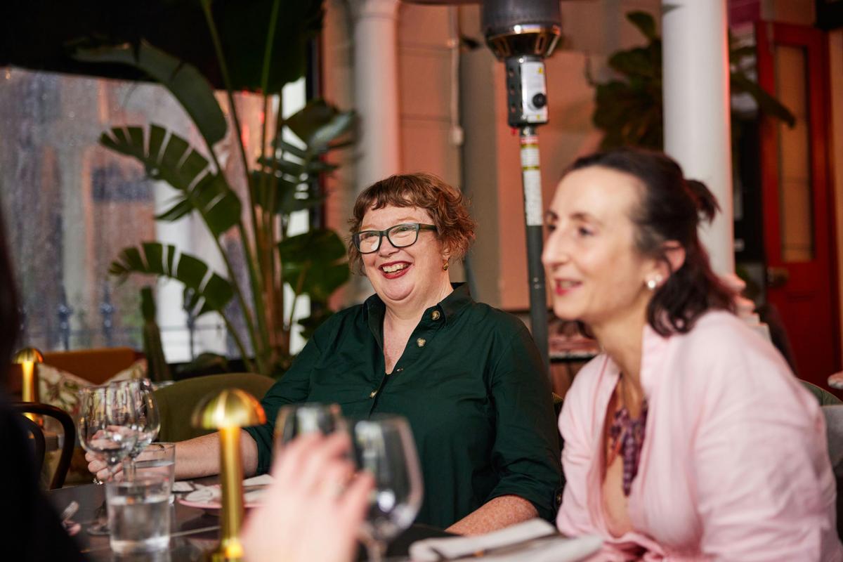 Our Guide Maree enjoying the company of her guests.