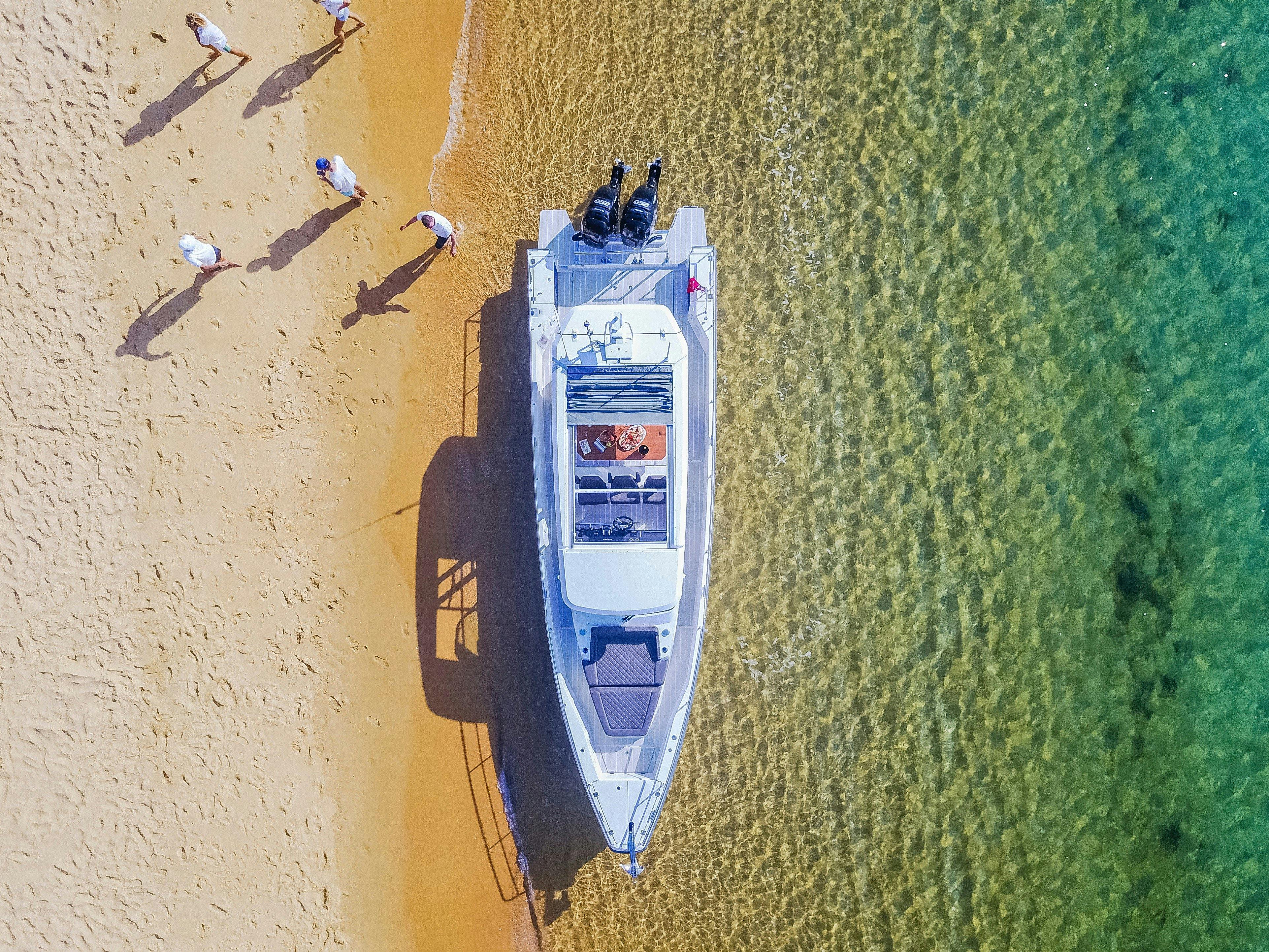 Our boat Spectre on Store Beach