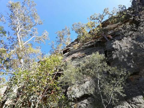 View from down the bottom of the sixty metre Mega Drop