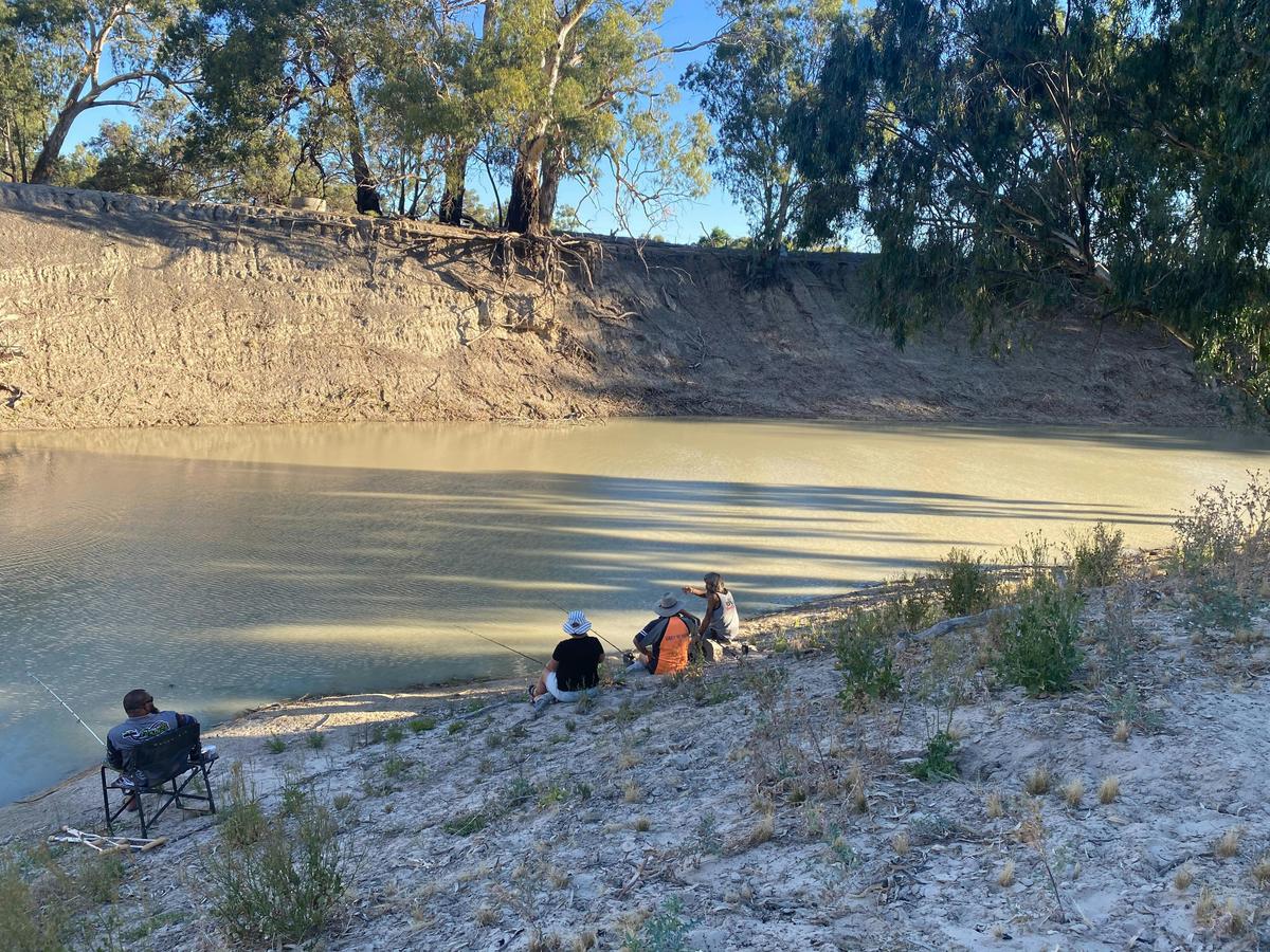 Relaxing and a spot of fishing