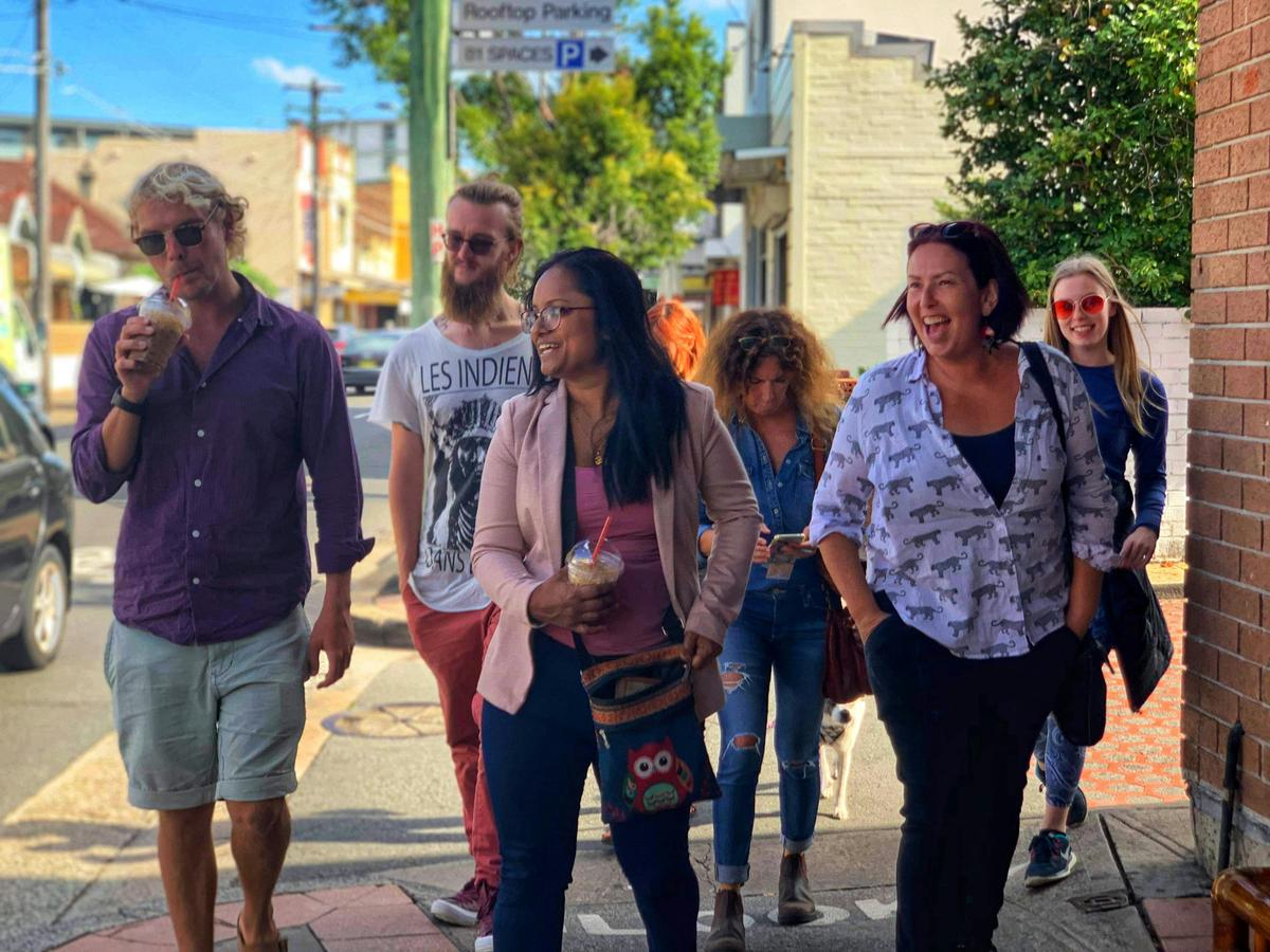 Walking through Marrickville streets