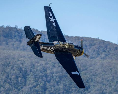 WWII TBM-3 Grumman Avenger Bomber Flight