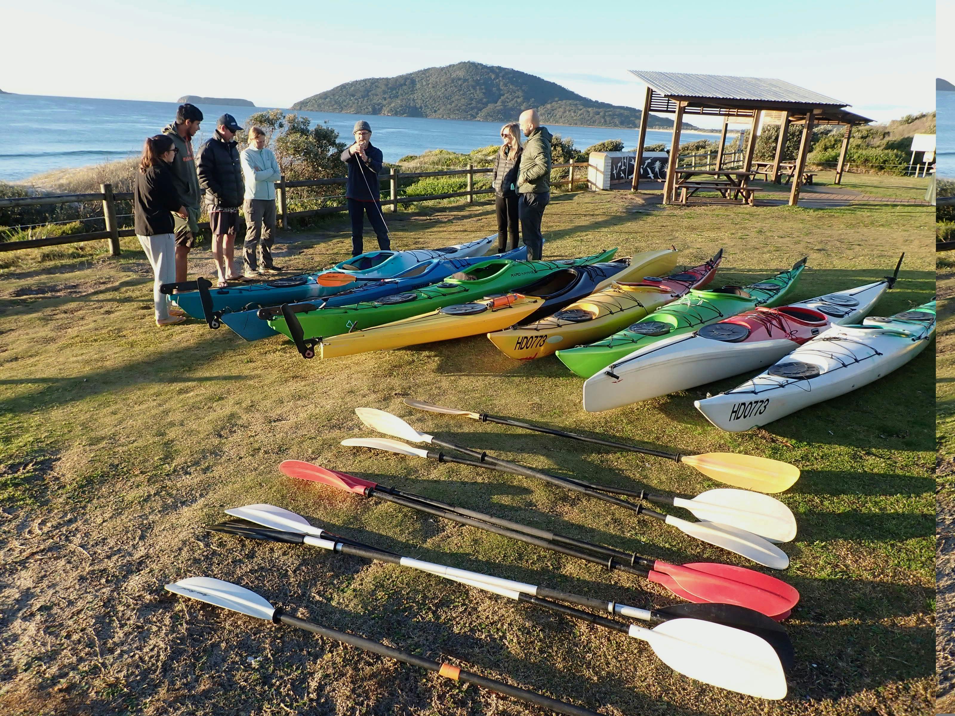 Sea Kayaks ready to paddle