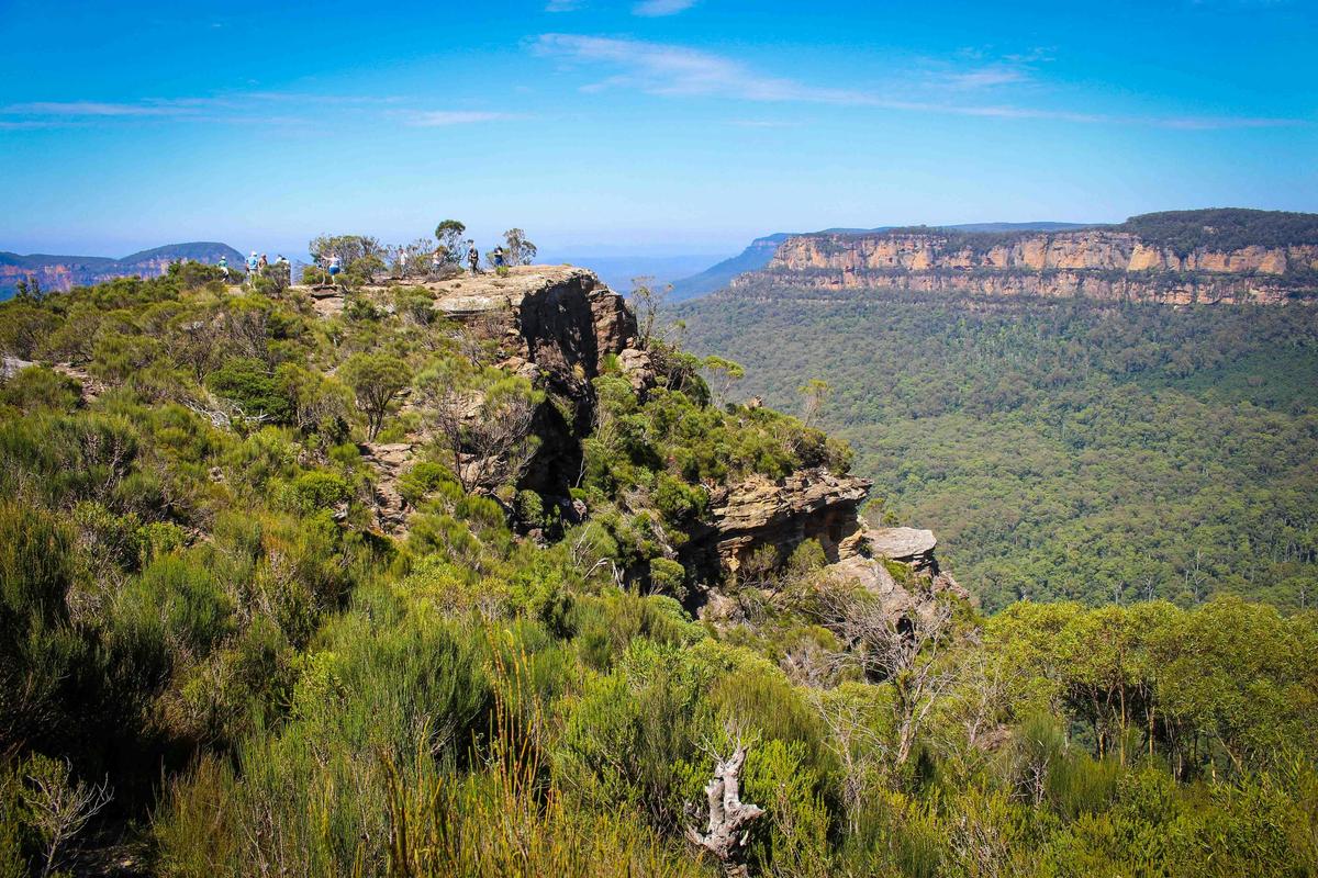 The Jamison Valley Views along cliff drive