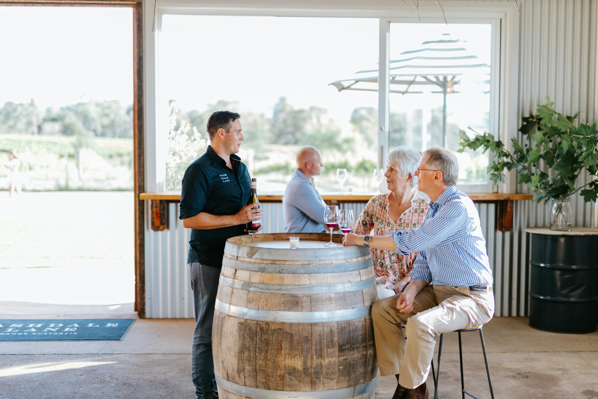 Guided wine tasting at Nashdale Lane