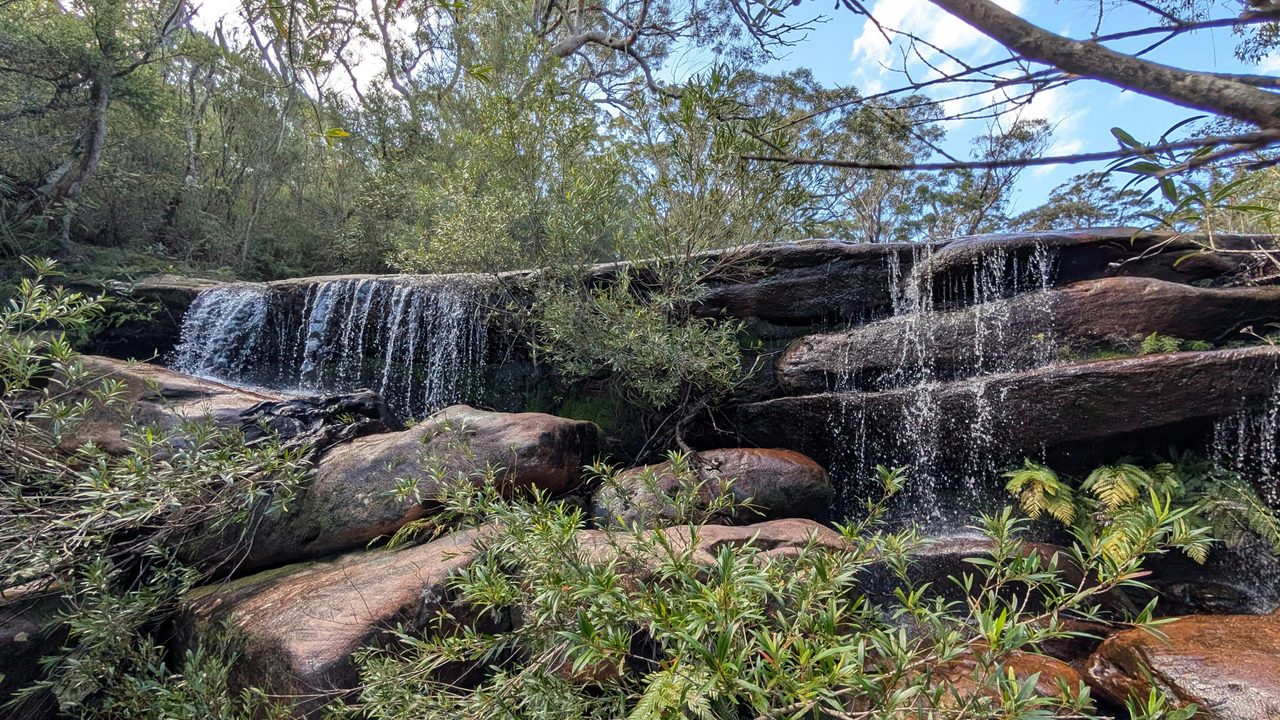 Waterfall in Kuringai Chase National Park, Sydney