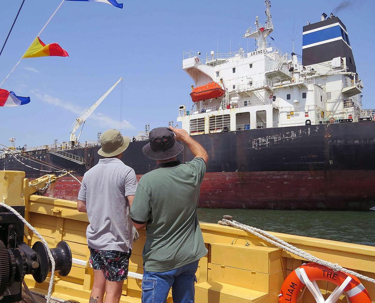 Get up close to the working harbour