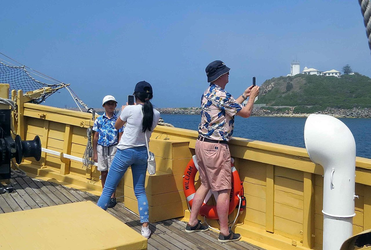 experiencing Newcastle Harbour aboard William the Fourth