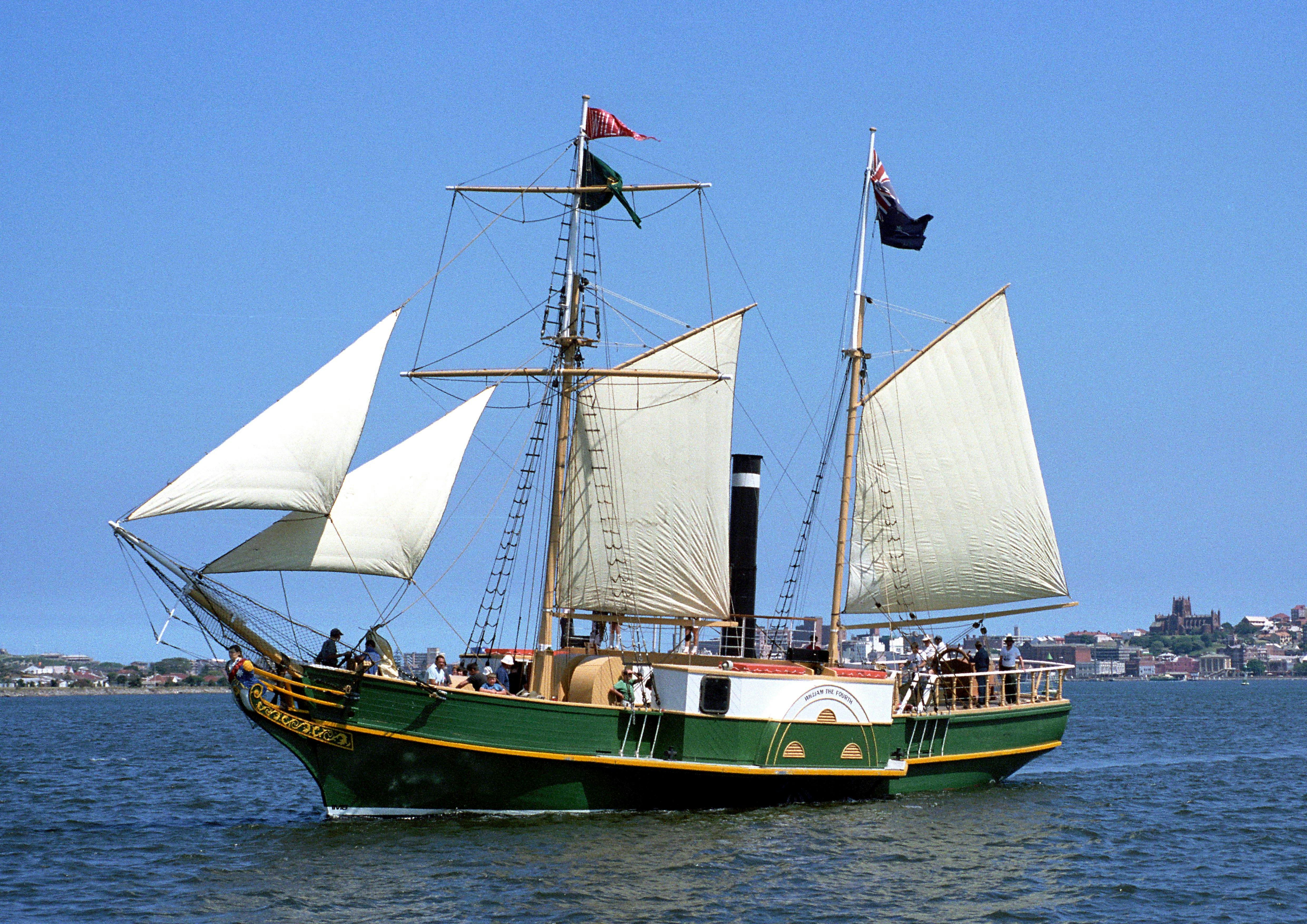 William The Fourth under sail
