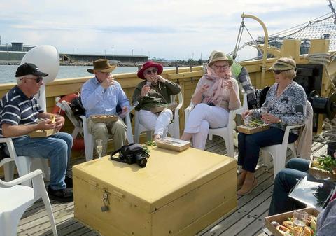 A special morning tea or lunch aboard William The Fourth