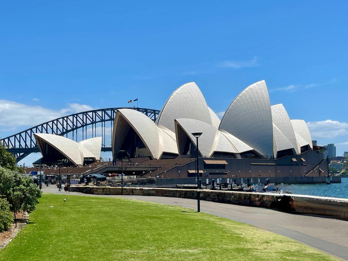 Sydney Opera House and Harbour Bridge by day
