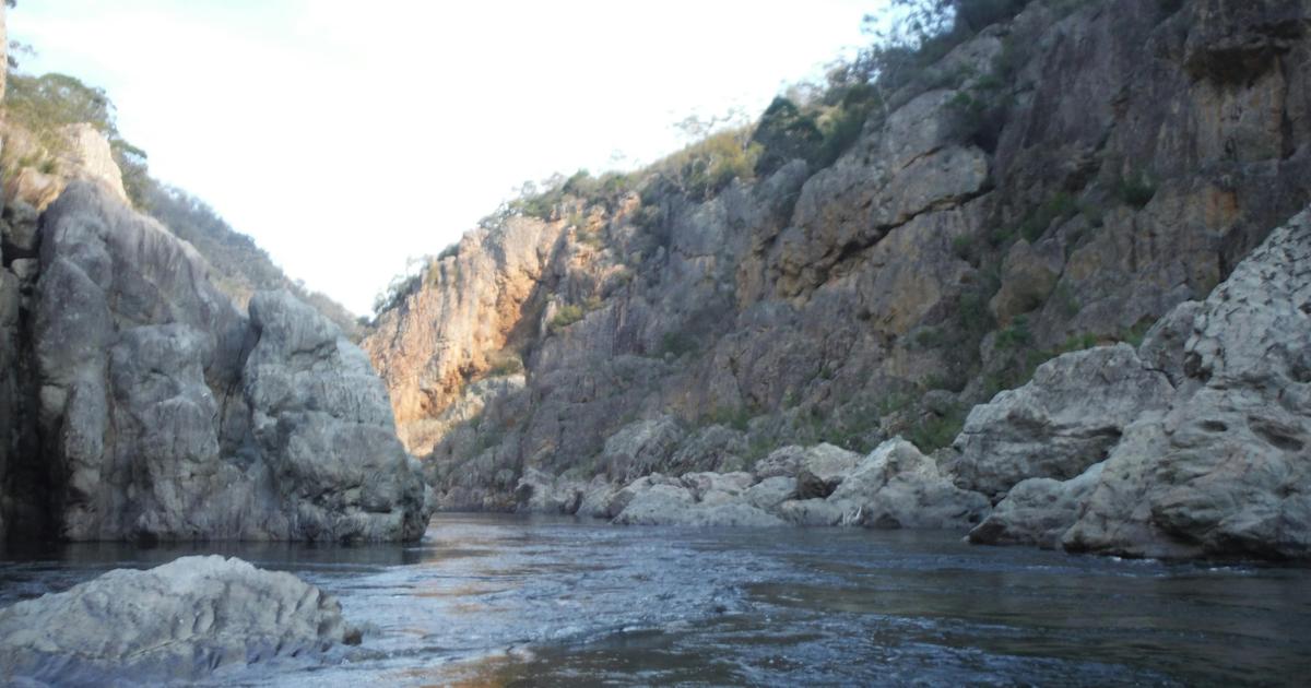 the scenery on the snowy river is breathtaking in its raw rugged beauty