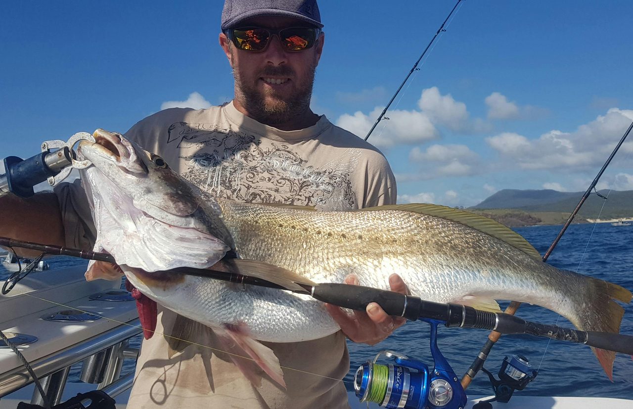 Richo with a big mulloway