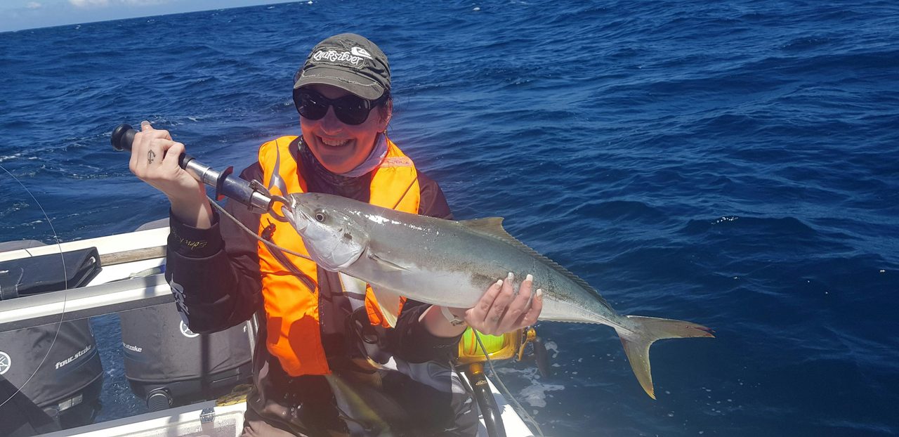 Kingfish are caught all year at South West Rocks