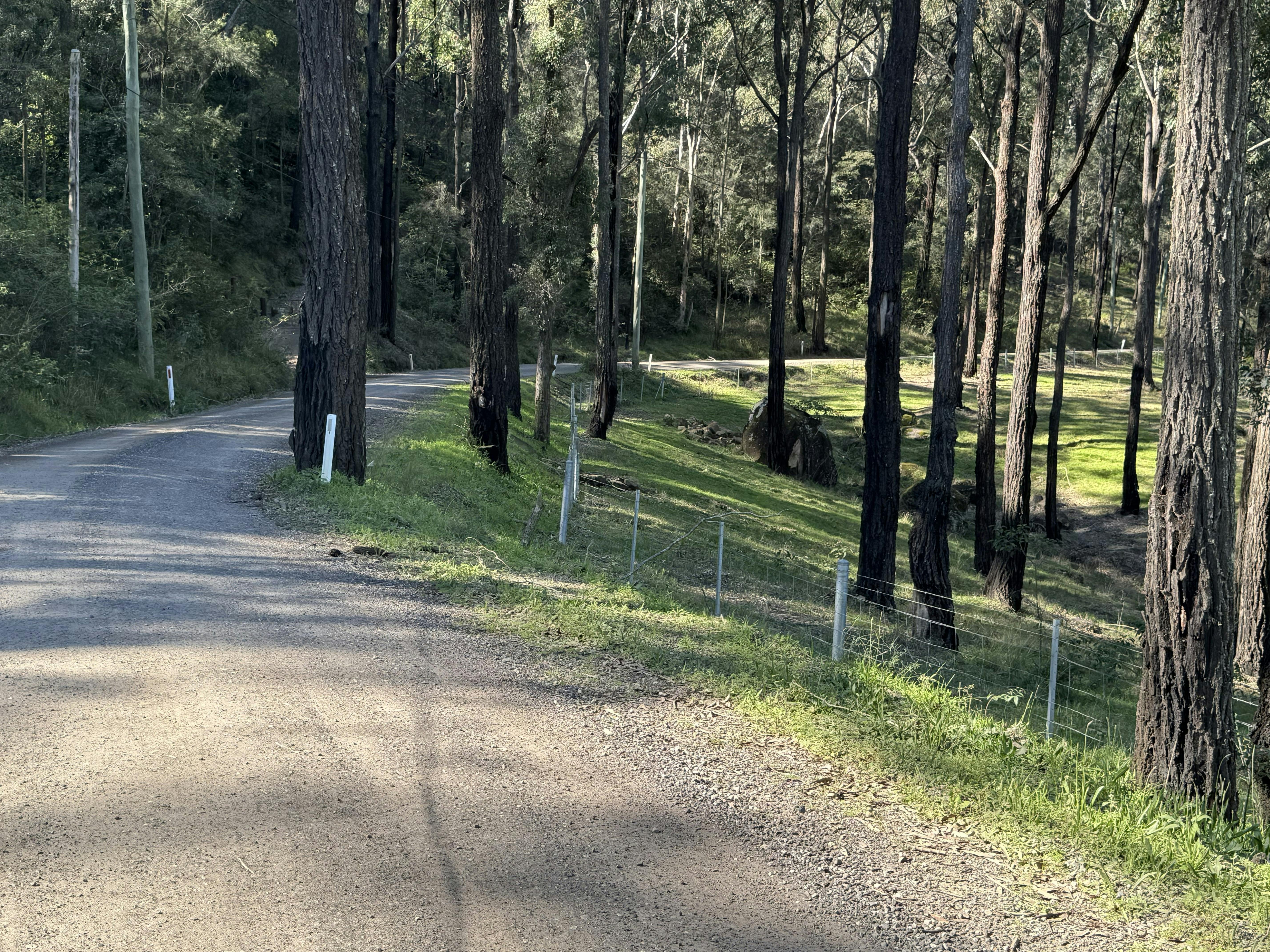 Riverside back road on the GRW route