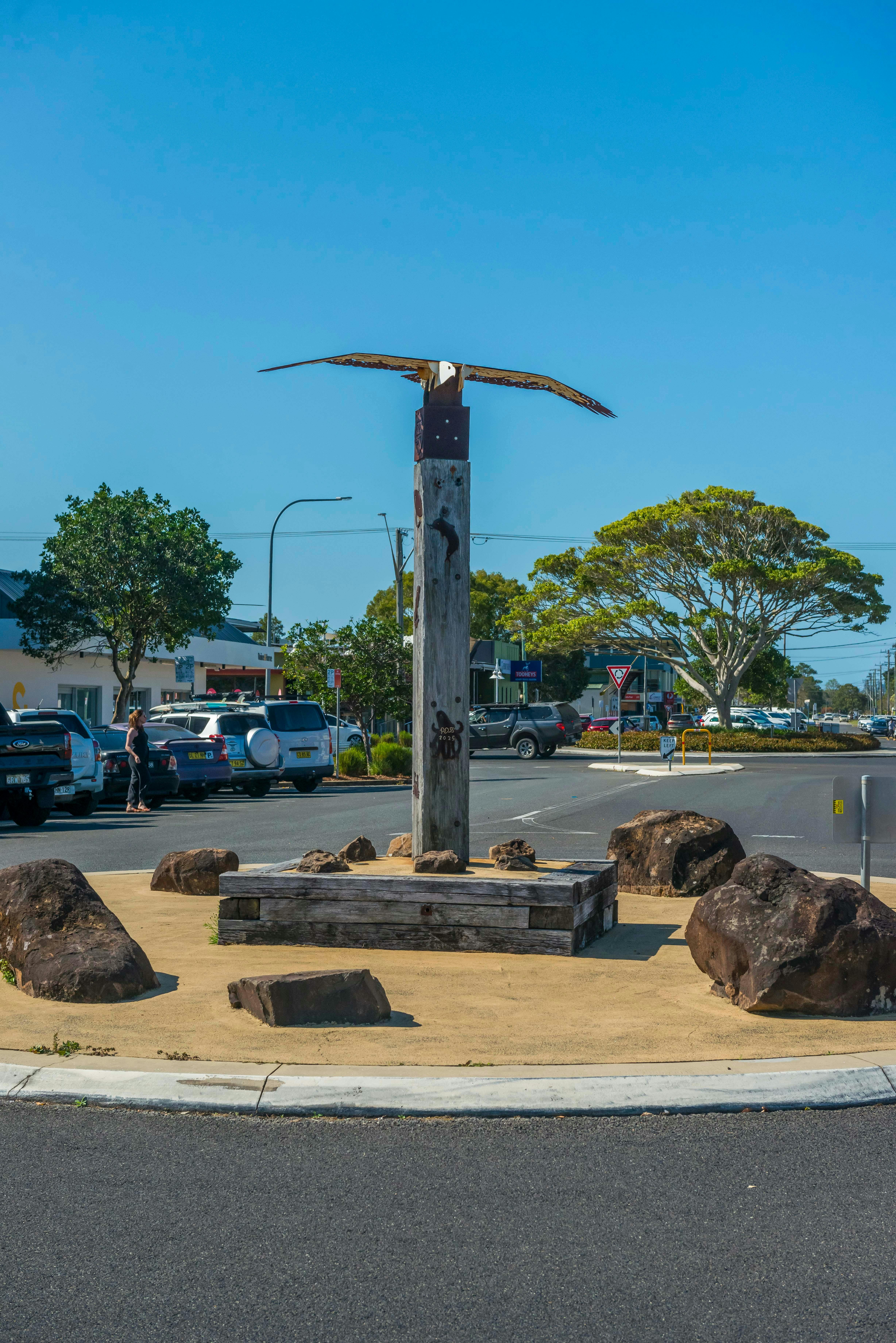 Ballina Public Art - Homeward Currents Sea Eagle