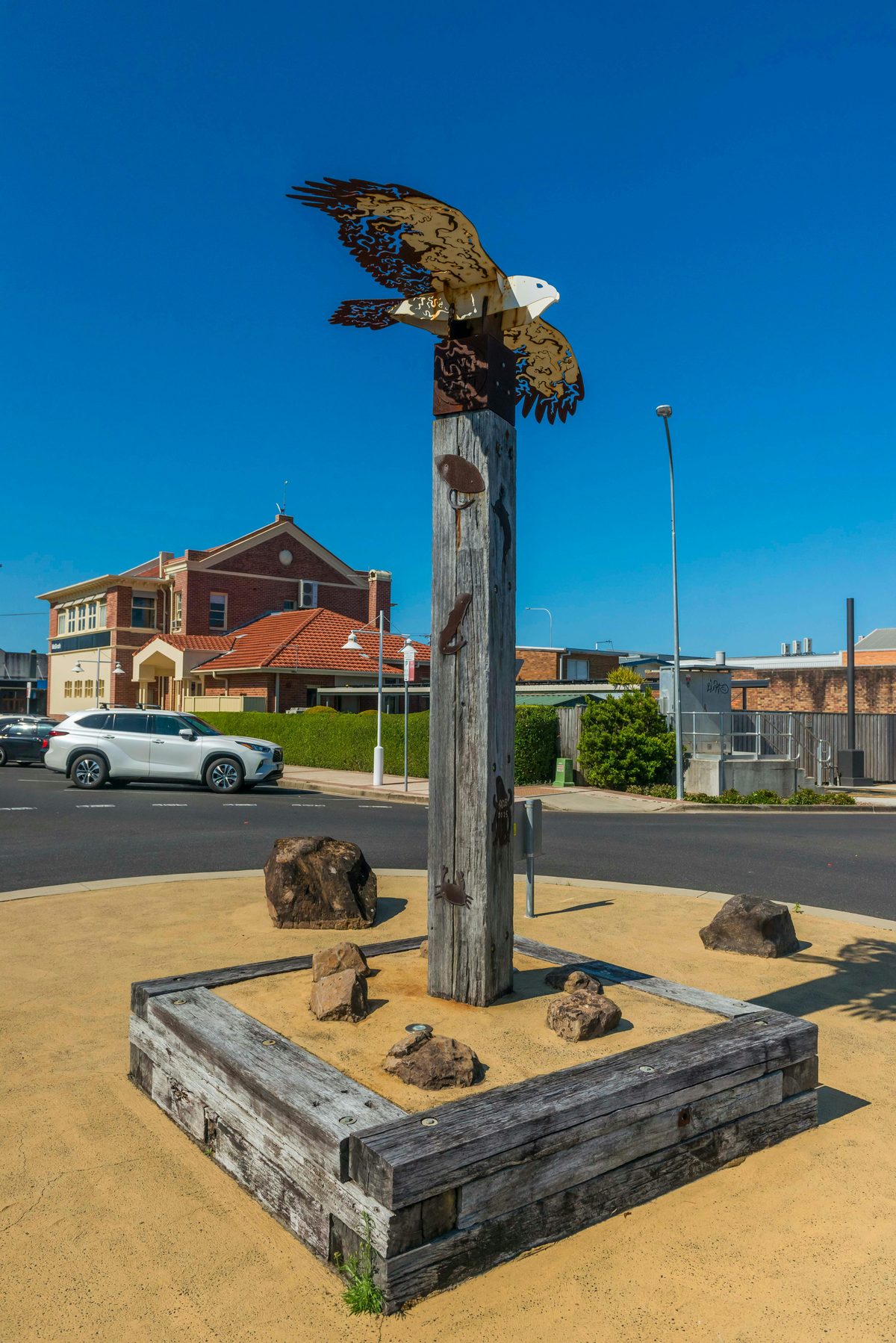 Ballina Public Art - Homeward Currents Sea Eagle