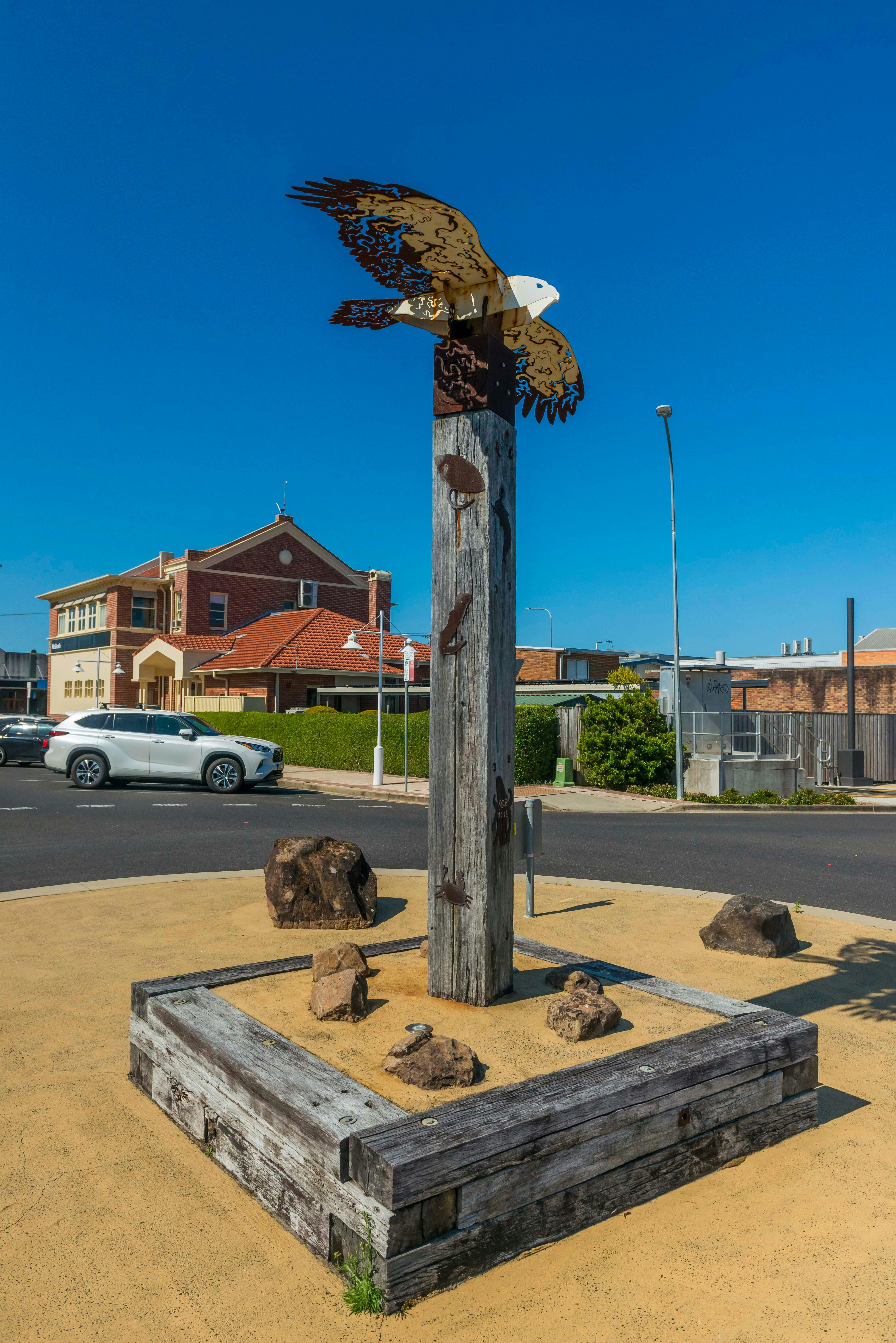 Ballina Public Art - Homeward Currents Sea Eagle