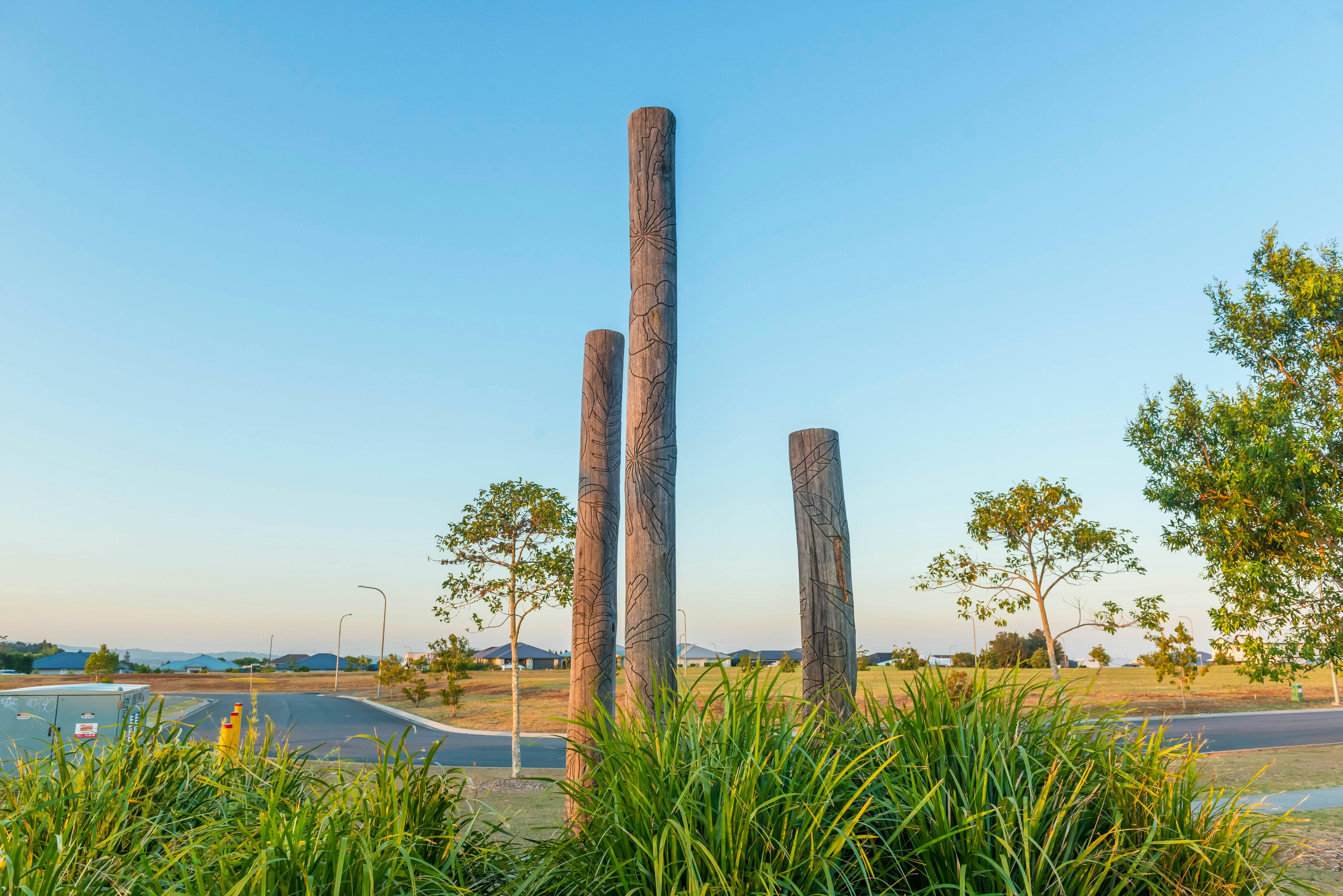 Ballina Public Art - Hardwood Poles