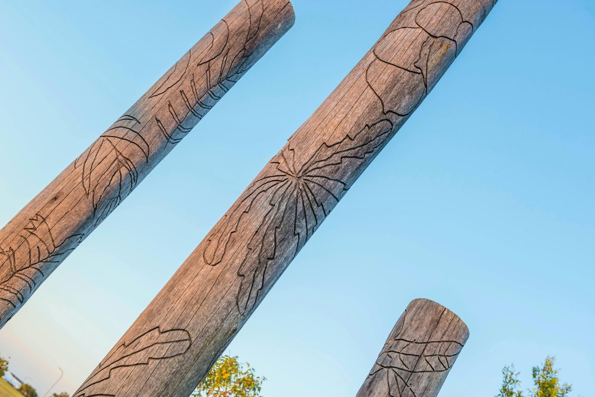 Ballina Public Art - Hardwood Poles