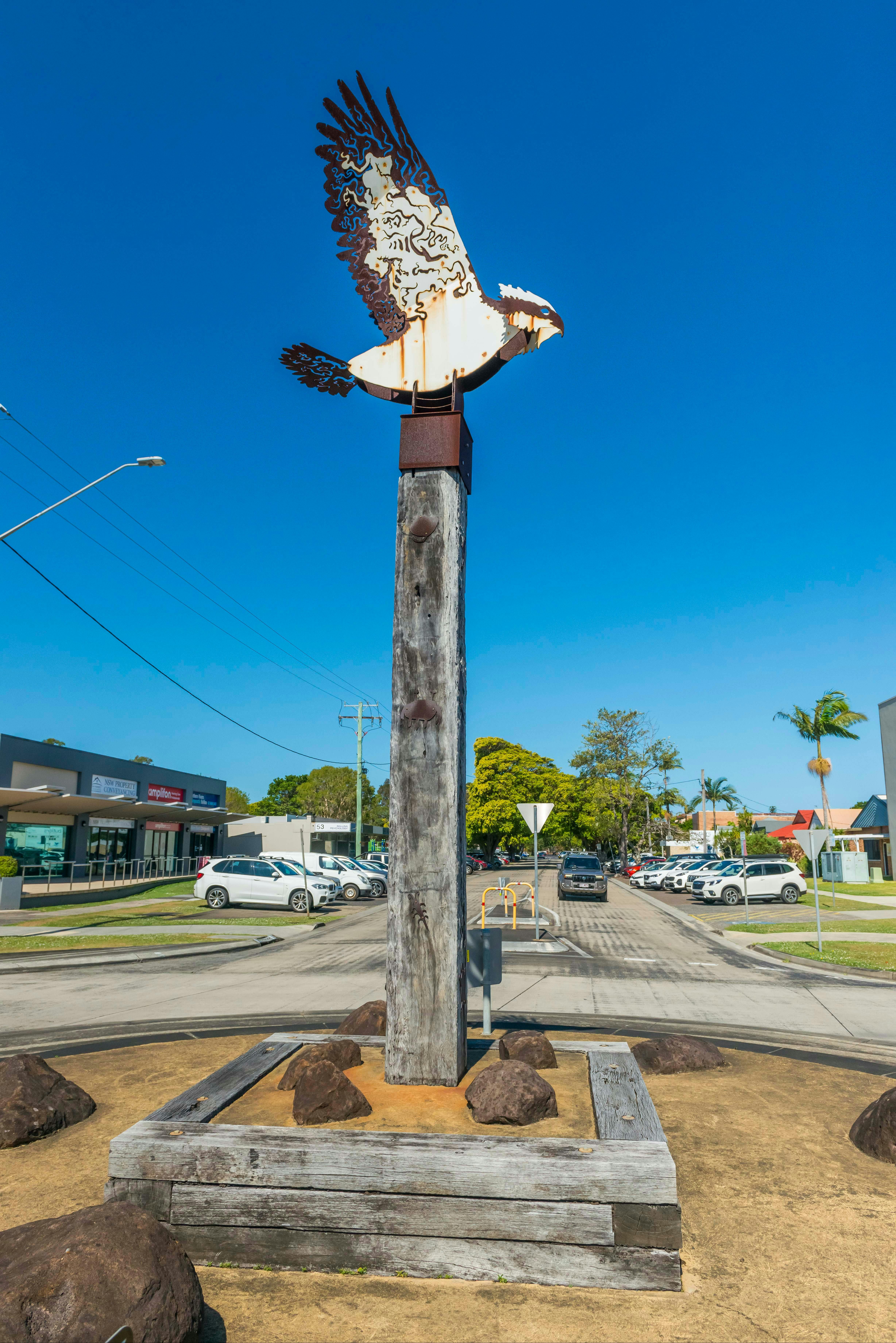 Ballina Public Art - Homeward Currents Osprey