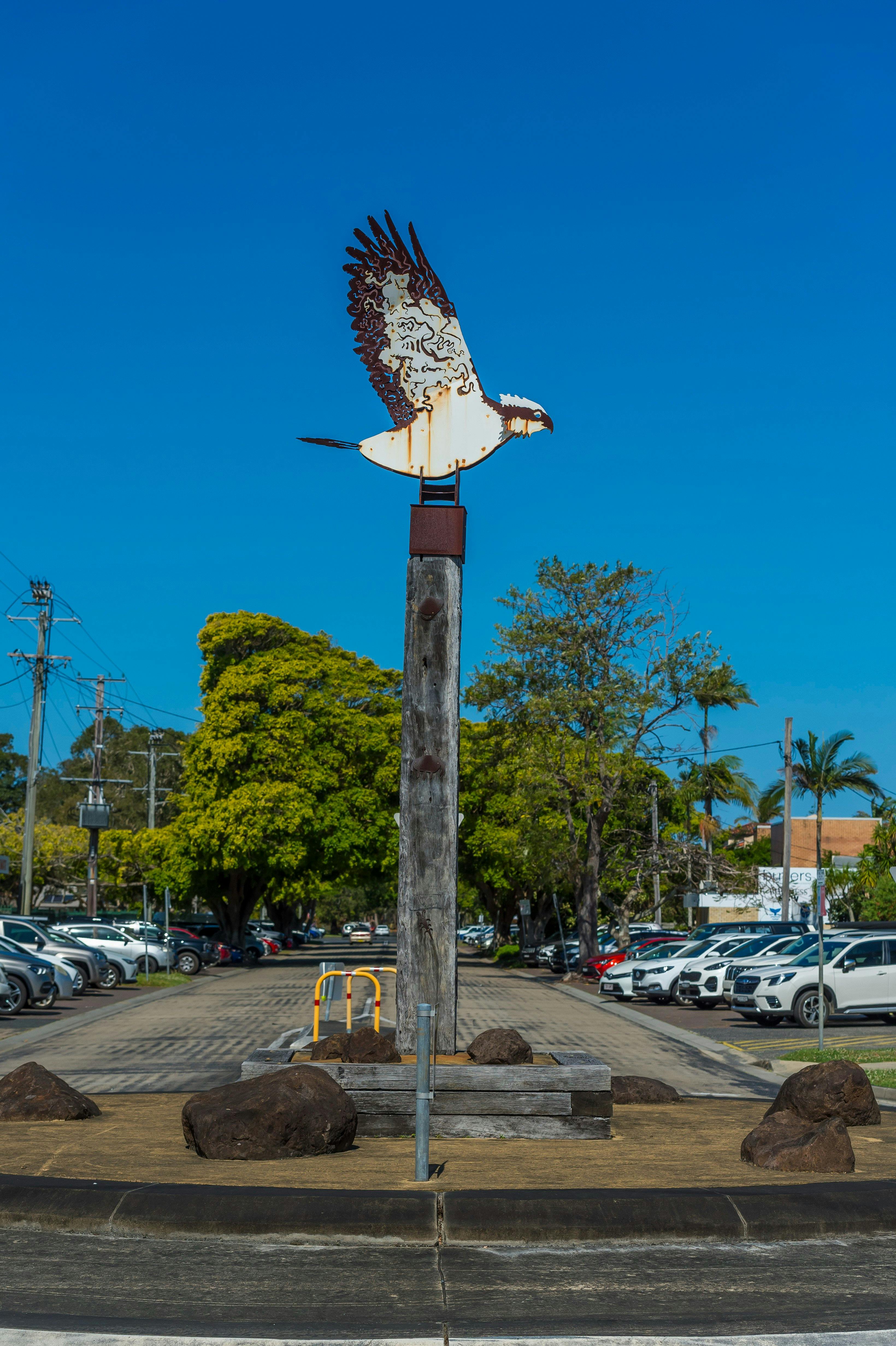Ballina Public Art - Homeward Currents Osprey