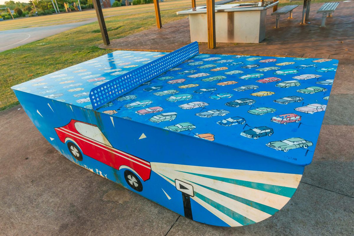 Ballina Public Art - Ping Pong Drive In