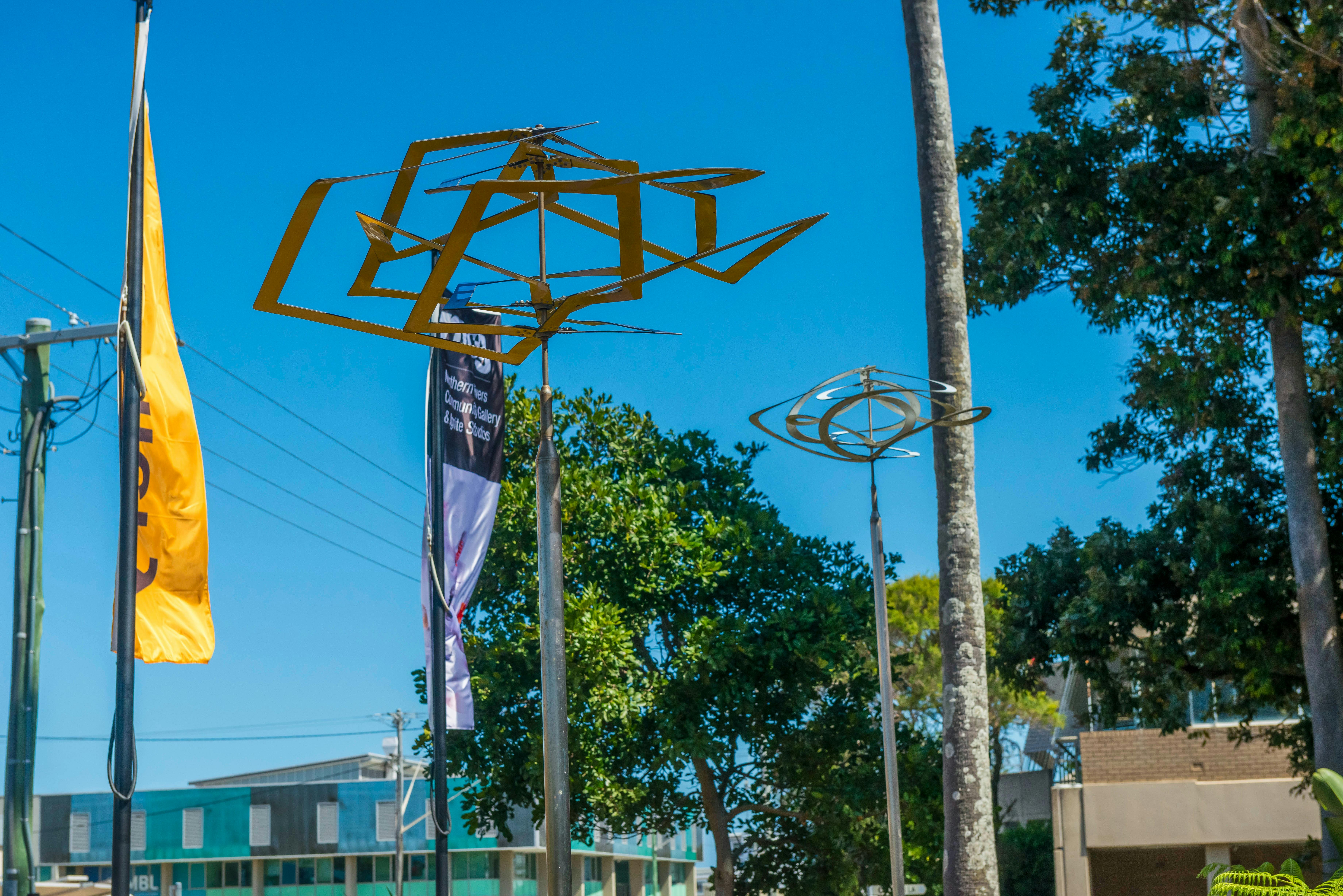 Ballina Public Art - The Wind Never Sleeps Sculpture