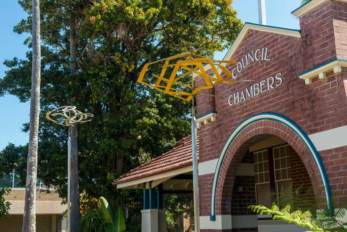 Ballina Public Art - The Wind Never Sleeps Sculpture