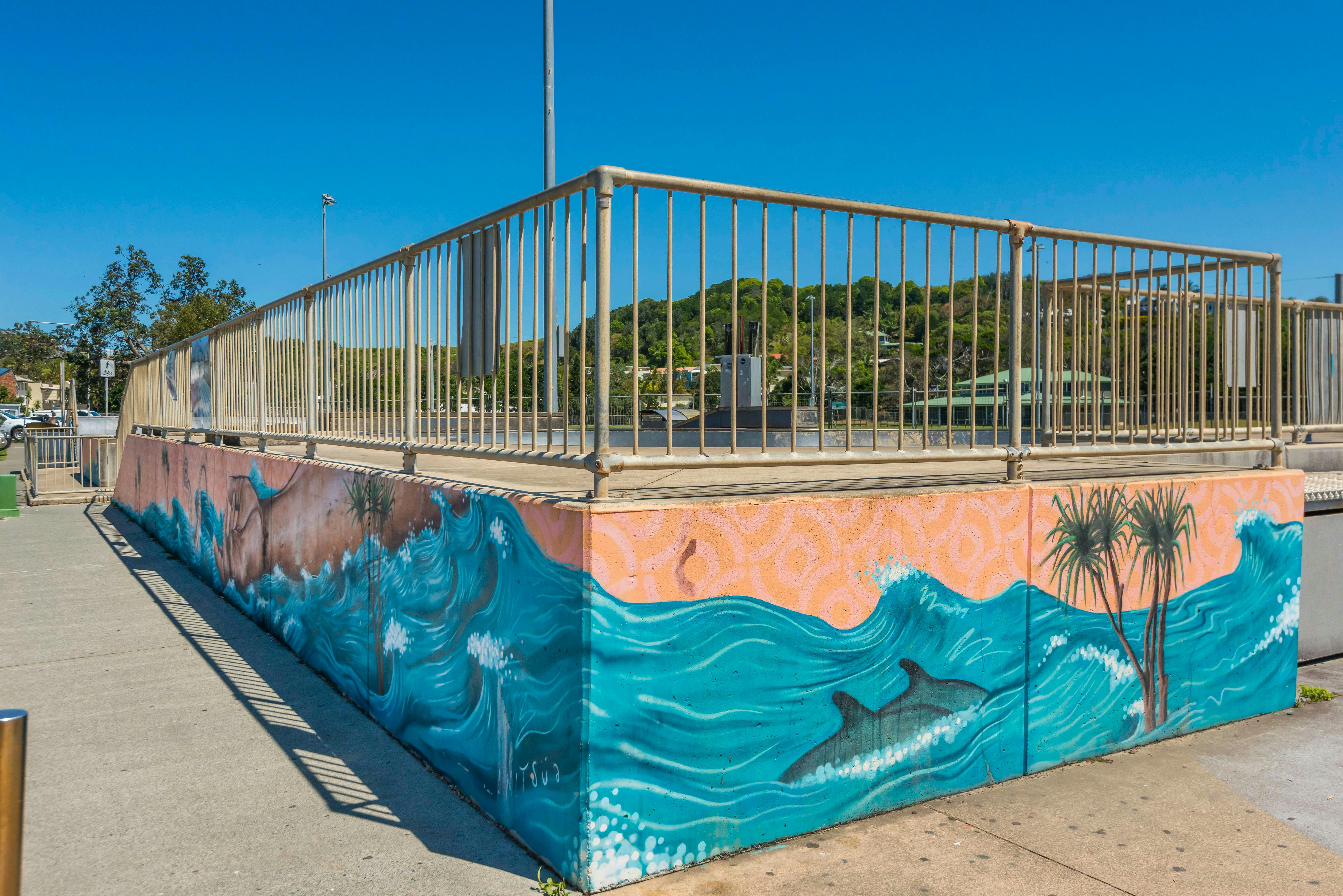 Ballina Public Art - Wave Mural