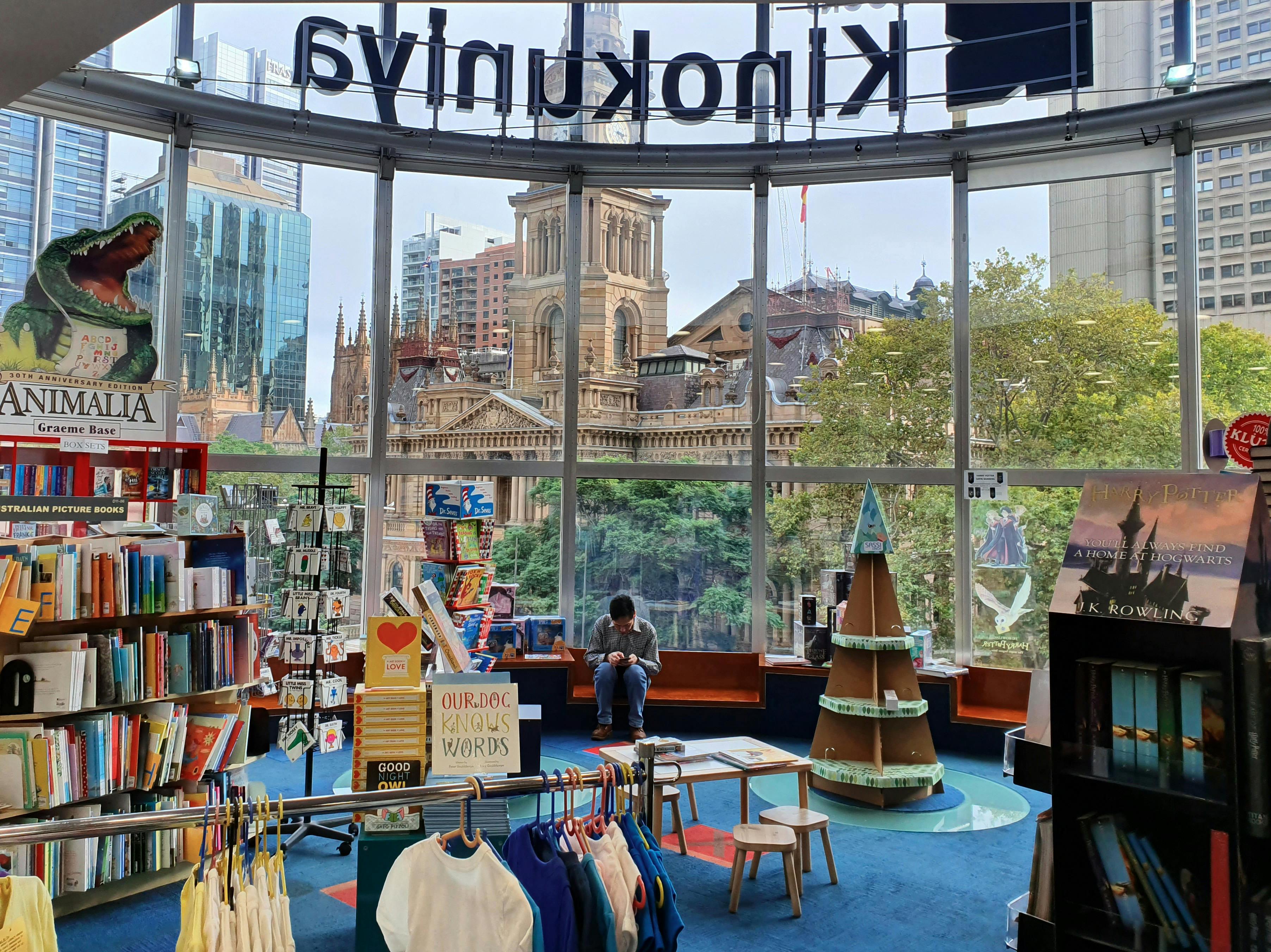 photo of children's book section