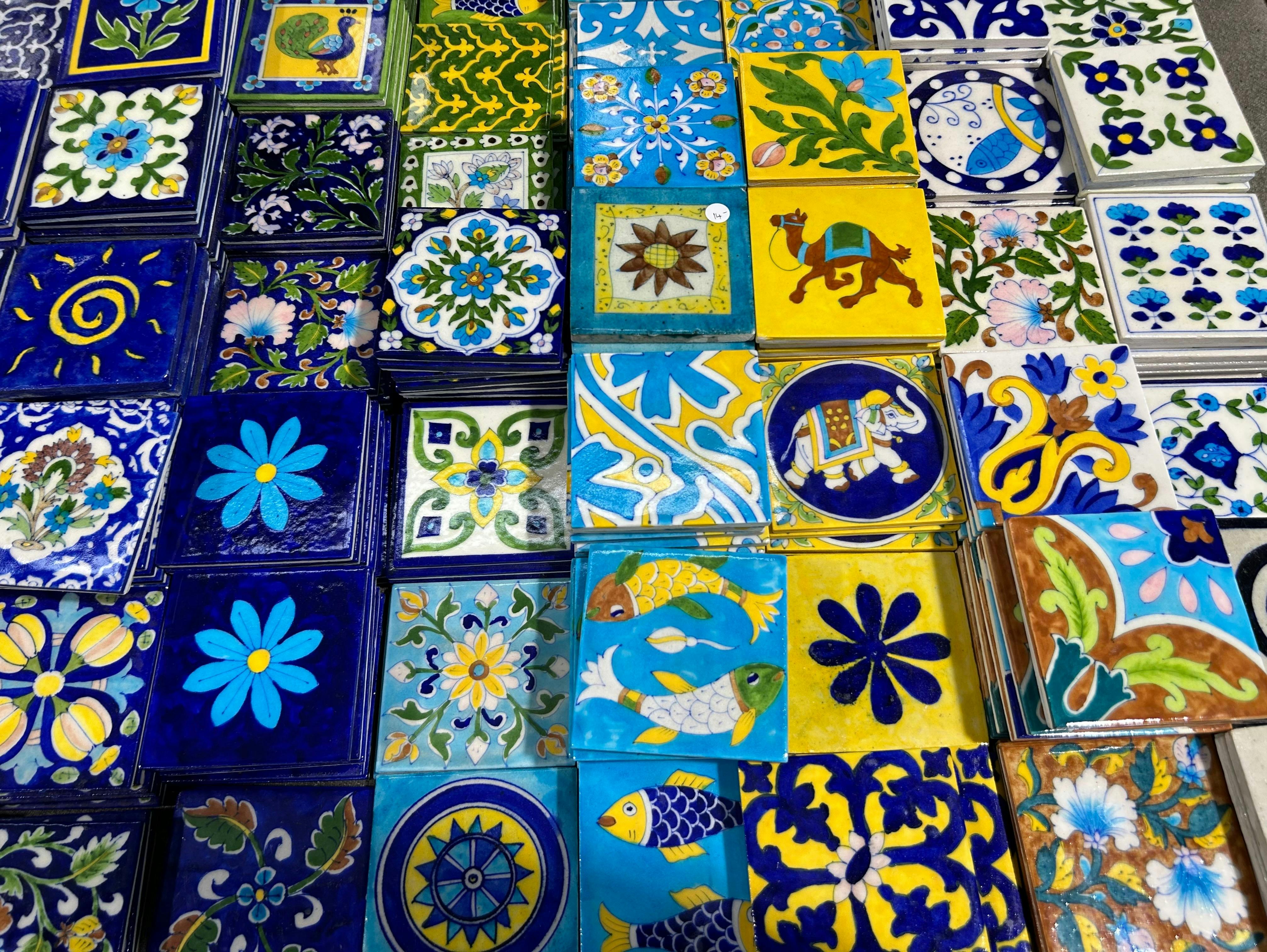 Hand made tiles india