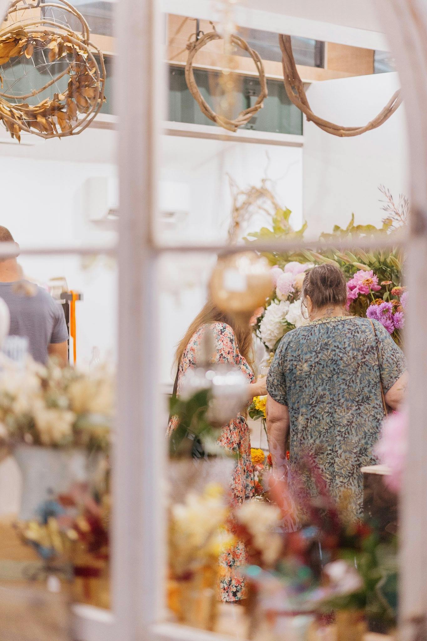 Fresh flowers from the local florist at M|Arts Precinct