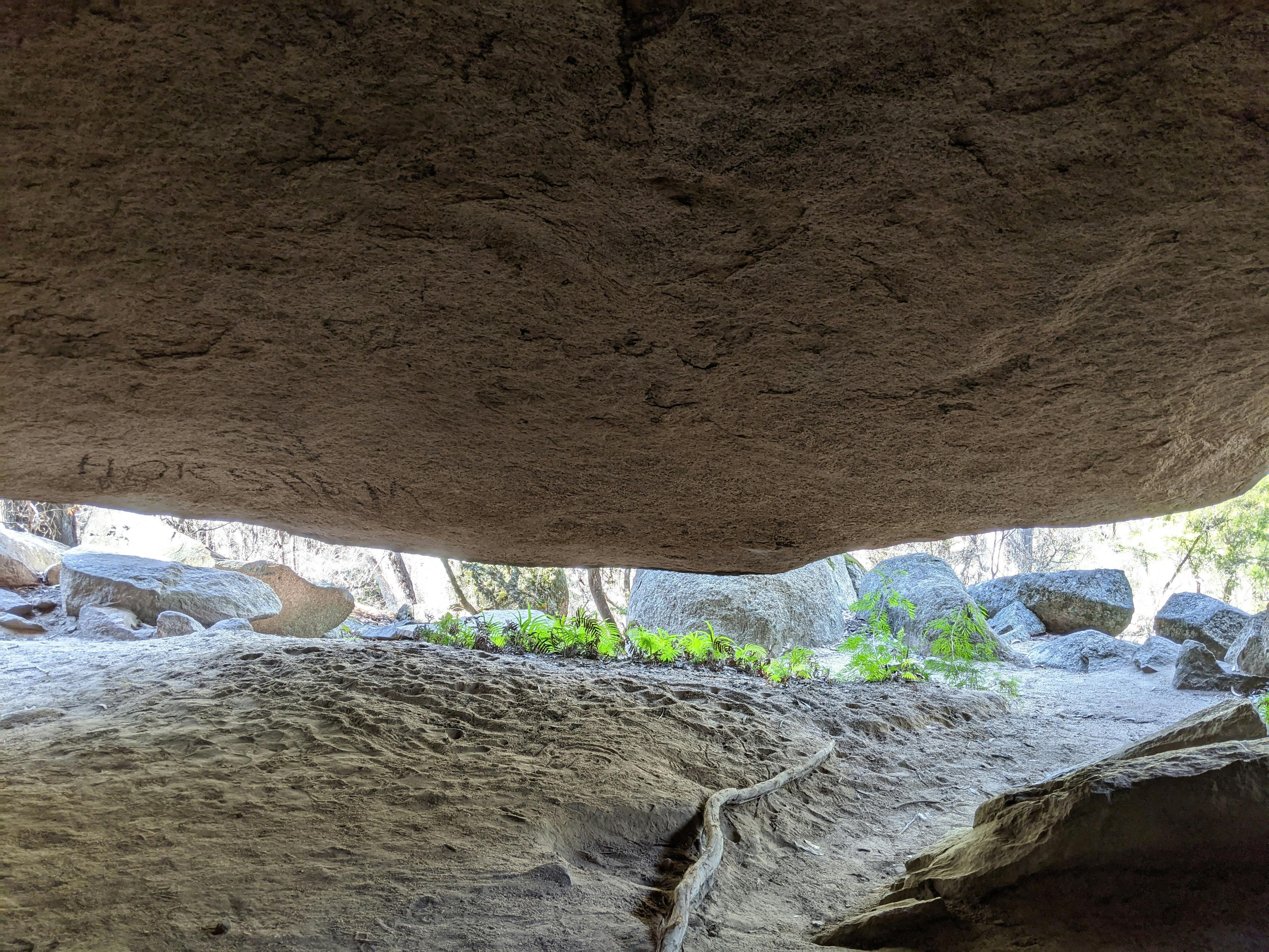 Thunderbolt's Hideout - cave for camping