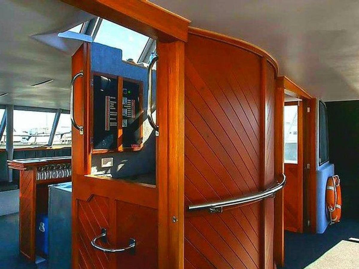Interior of the YKNOT Catamaran