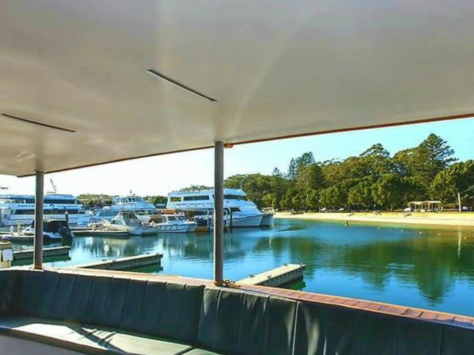 The YKNOT Catamaran provides 360 view of beautiful Port Stephens