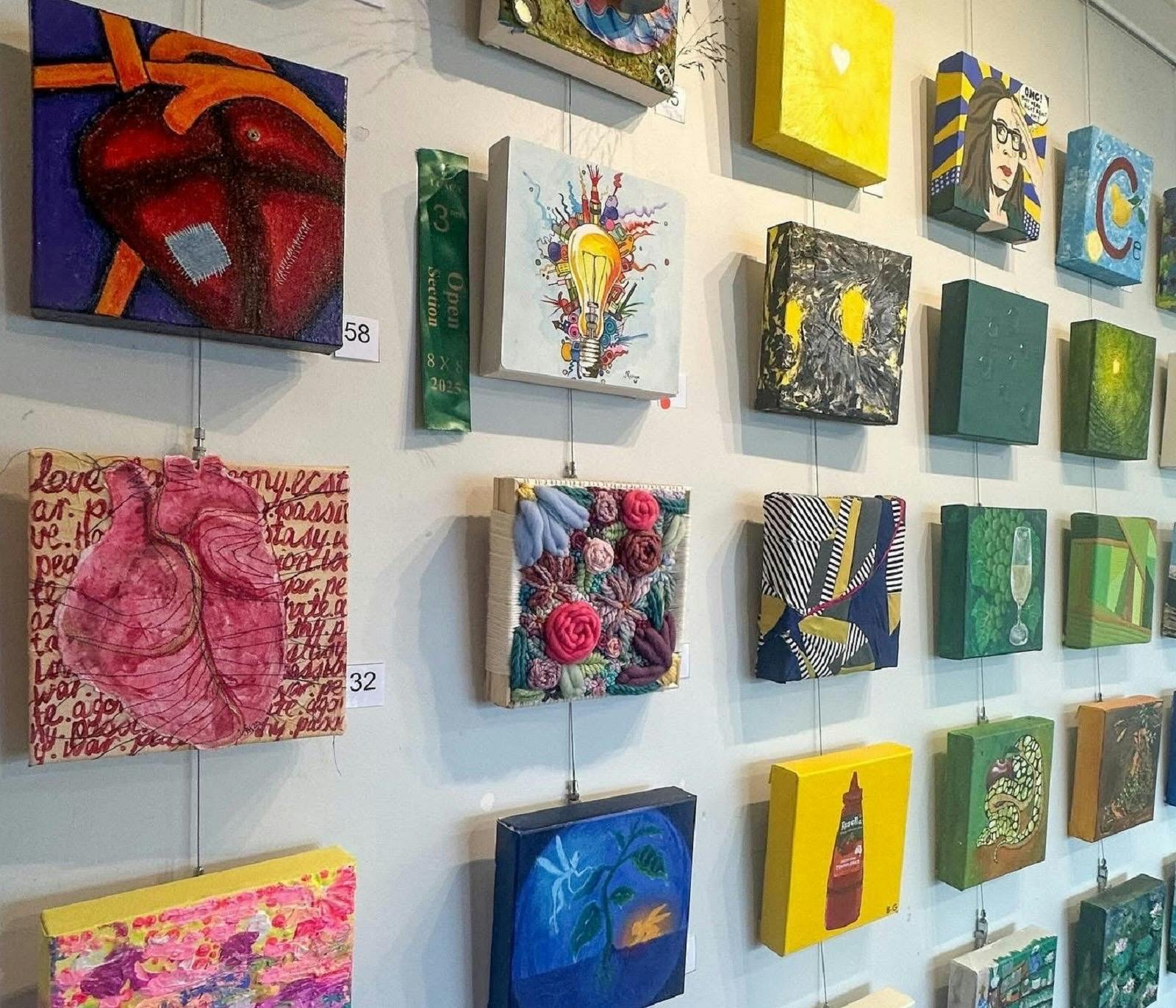 8x8 Small Works Exhibition at Ferry Park Gallery, Maclean NSW