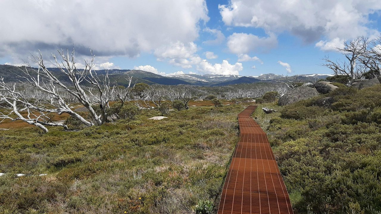 Charlotte Pass Village to Perisher Valley, Snowies Alpine Walk.