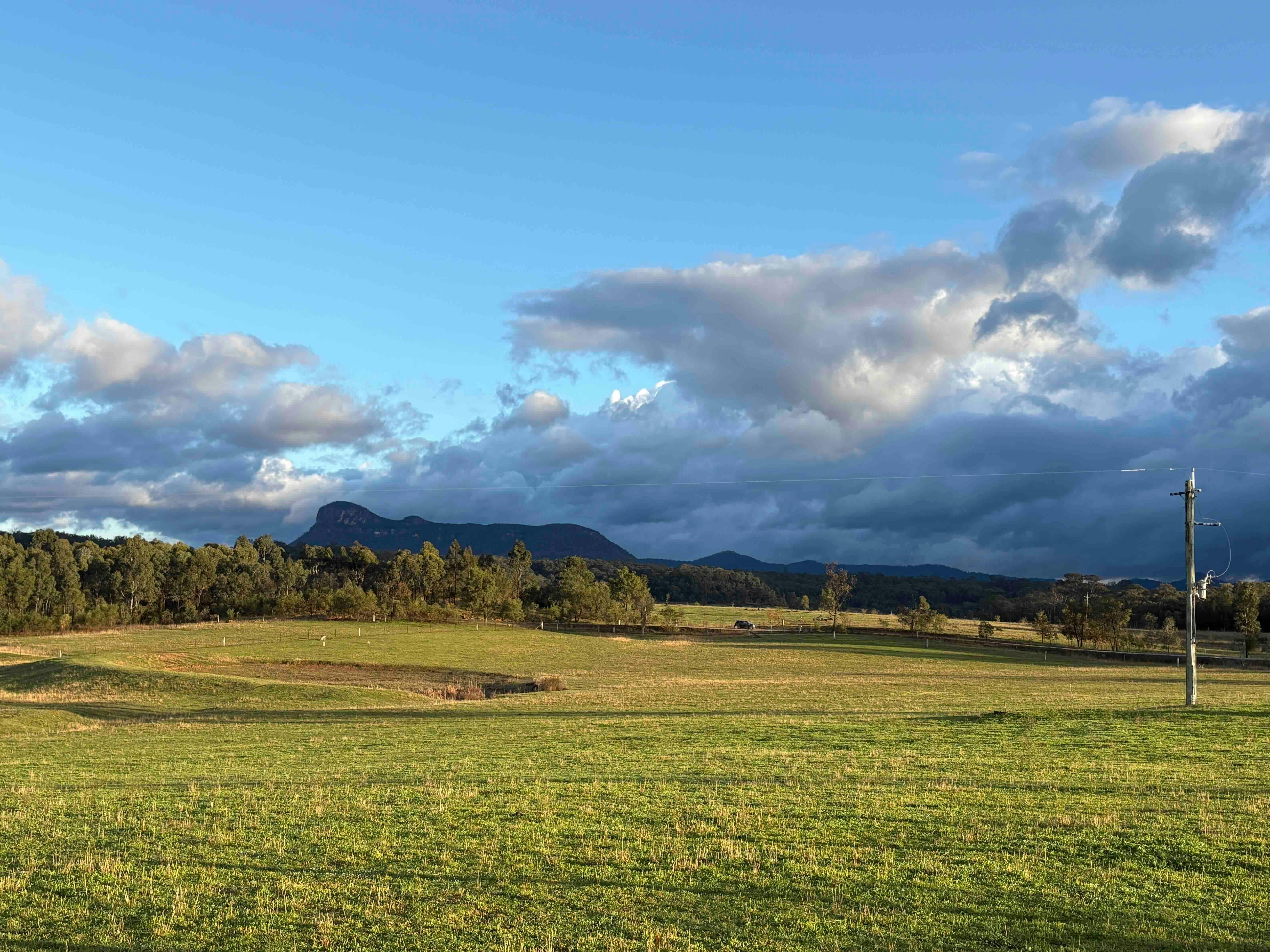 Capertee Mountain View Retreat view to the West of Mt Marsden