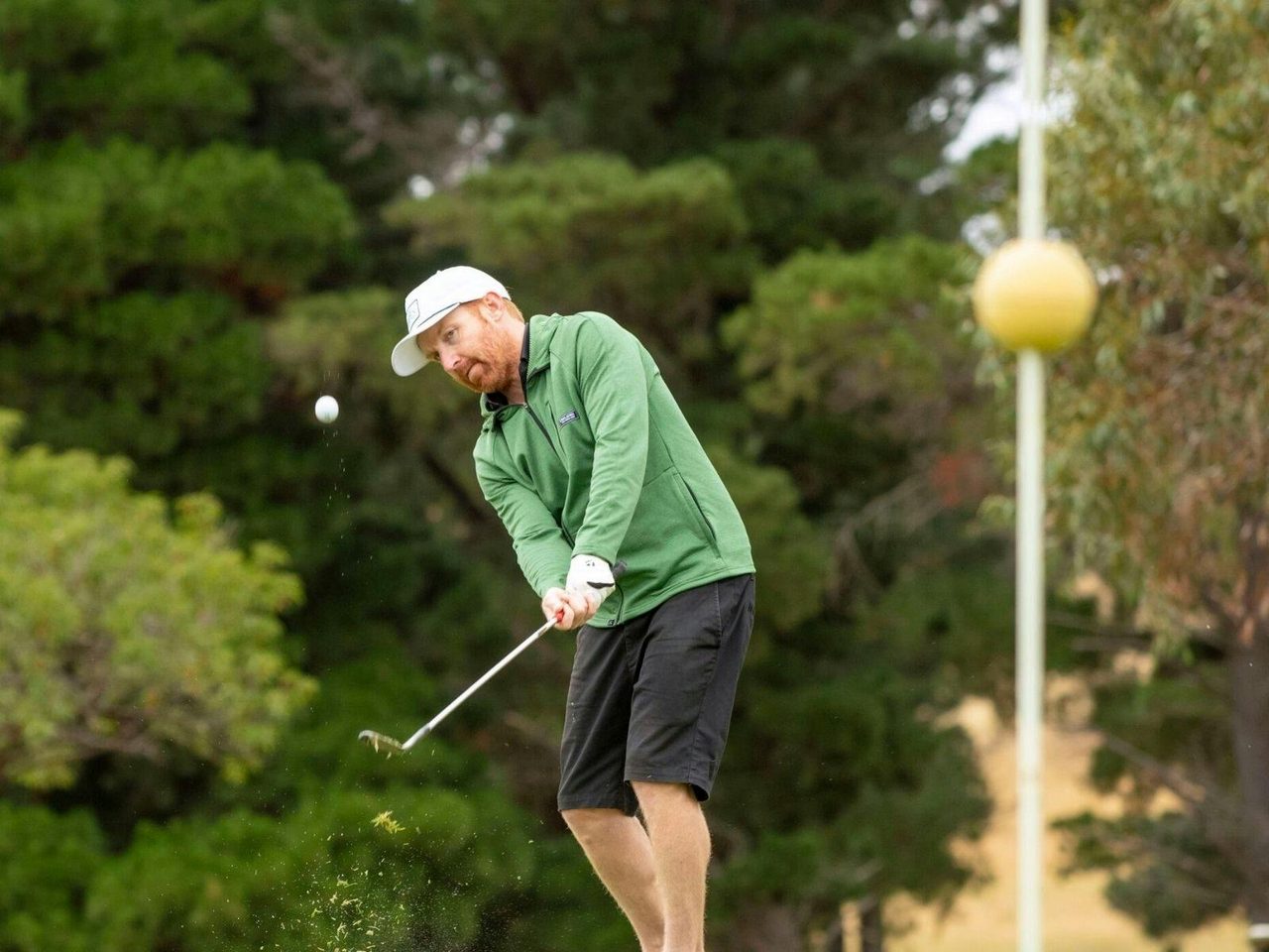 Playing a round at the Coolamatong Golf Club